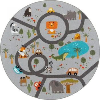 The carpet Teppich Happy Life, rund, 4 mm Höhe, Spielteppich für Kinderzimmer