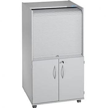 Eurokraft Pro, Armoire à Rideaux pour Ordinateur Mobile