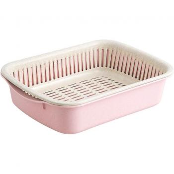 Bassin de drainage double – lot 2 paniers multicolores