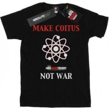The Big Bang Theory Men's Make Coitus Not War T-Shirt L black