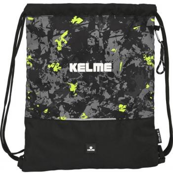 Kelme Jungle Rucksacktasche Schwarz Grau Neongrün (35 X 40 X 1 Cm)