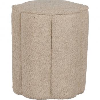 Puf Ollie en Tela Beige