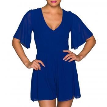 Stilvoller Jumpsuit XS „Back‑Flaute“