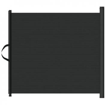 Porte rétractable pour chiens et chats – Noir – 117,5 × 125 cm
