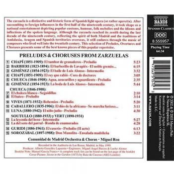 Vorspiele et Chœurs de Zarzuela