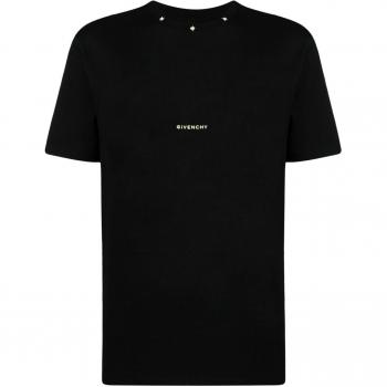 Givenchy Men's Black Logo Cotton Tee Size Small