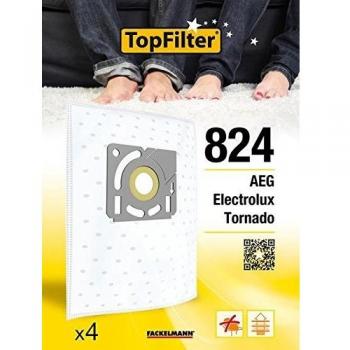 Lote de 4 bolsas de filtro para aspiradora Electrolux y Tornado ref. 64824