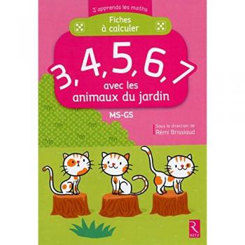 Fiches à calculer les animaux du jardin