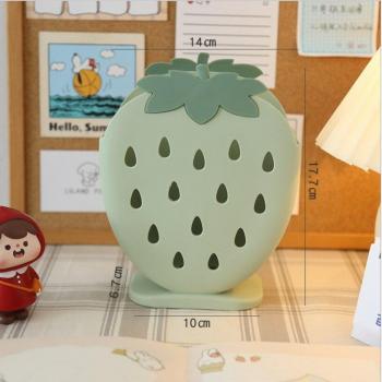 Hollow Strawberry Stationery Holder