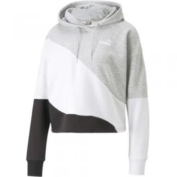 PUMA Damen Hoodie Power Cat grau