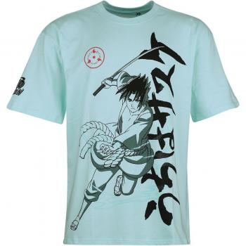 T-Shirt Naruto Sasuke Azzurra Uomo M a XXL