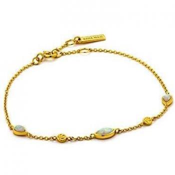 Ania Haie Women's Opal Color Bracelet in Silver and Gold