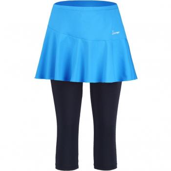 Jupe longue pour tennis féminine – longueur mollet, pantalon sécurisé