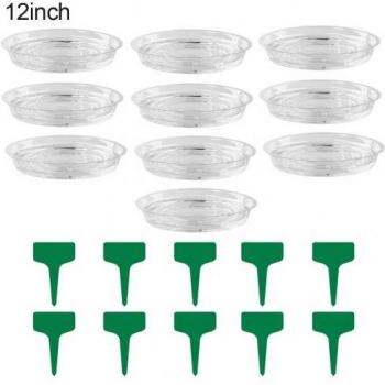 Étiquettes végétales en plastique pour pots de fleurs