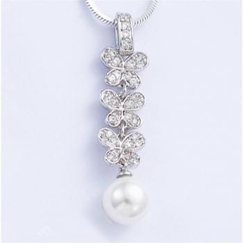 Elegant Sissi White Butterfly Jewelry