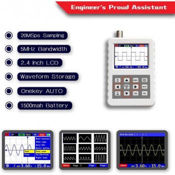 Oscilloscope Compact FNIRSI PRO avec Sonde P6020