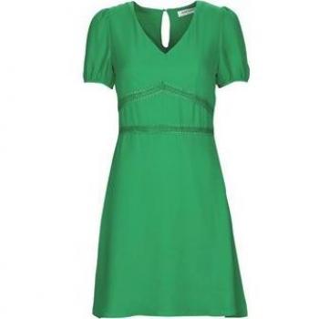 Abito corto verde Naf Naf KELIA R1 maniche corte