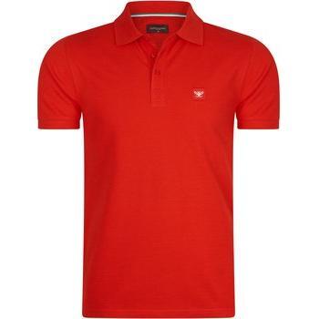 Rotes Poloshirt Polo Plain Pique Größe L – Cappuccino Italia