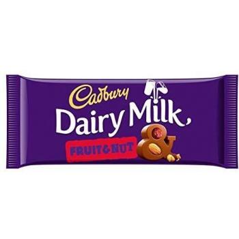 Cadbury Dairy Milk Chopped Fruit and Nut 95g
