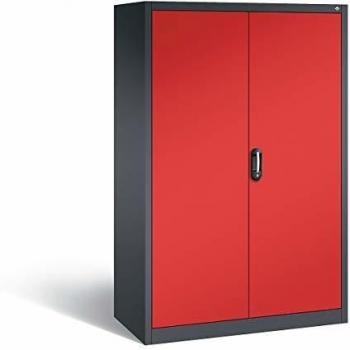 Armadio Universale C+P Grigio Scuro / Rosso Fuoco