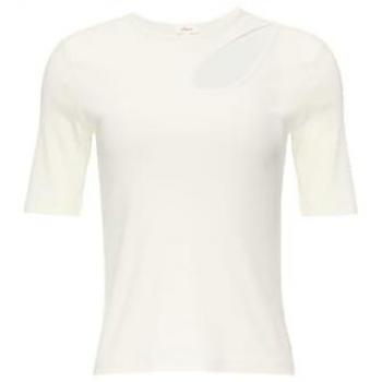S.Oliver Kurzarm T-Shirt mit Rippenstruktur