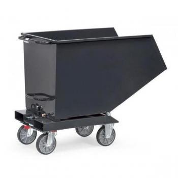Muldenkipper fetra 4703 Anthrazitgrau mit 600 Liter Inhalt und einer Tragkraft von 750 kg