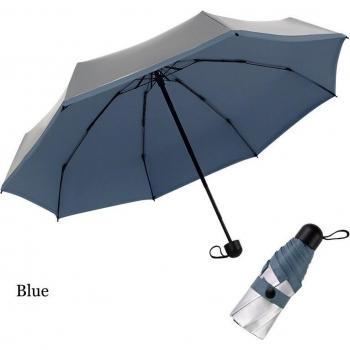 Women's Titanium Silver Pocket Umbrella with UV Protection
