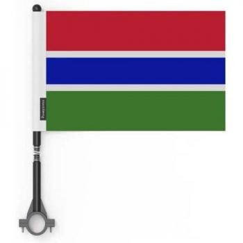 20‑Piece Gambia Flag Set – 14” x 21” Polyester – Dual‑Side Printing