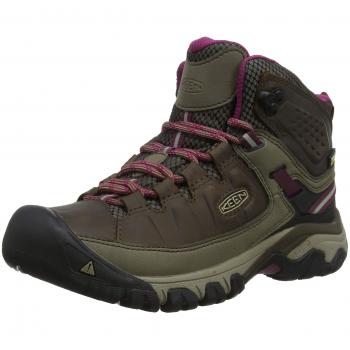 KEEN Targhee III Mid WP, Chaussures de Randonnée Femme, Blanc Weiss/Boysenberry, 37 EU