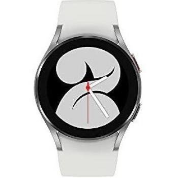 Silver Samsung Galaxy Watch4 with GPS