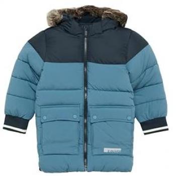 S.Oliver Junior Steppjacke mit Kapuze für Jungen, Gr. 116, blau