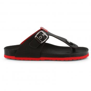 Love Moschino Leder Zehentrenner