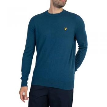 Stile Lyle & Scott Pullover Giallo e Petrolio