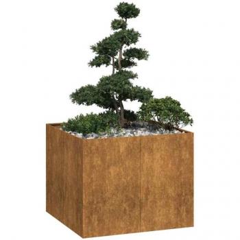 Giardino Metallo Arrugginito 100x100x80
