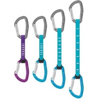 Djinn Axess Express para Paredes – Petzl 17 cm en Azul Turquesa