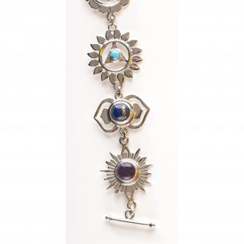 Chakra-Armbracelet Berk A‑50 – Symbol, ca. 20 cm