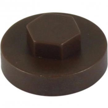 Hexagon Screw Cover Cap 5/16 x 19mm Van Dyke Brown Pack of 1000