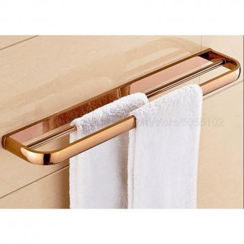 Set de baño con soporte de papel y barra de toalla