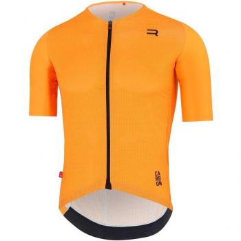 Maglietta Ciclista Finisseur Pro Race Carbon Arancione L