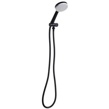 Tuyau flexible et pommeau de douche noir AYPATE – version classique