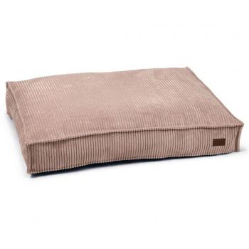 Ribbed Hondenkussen Roze 100 x 70 x 15 cm