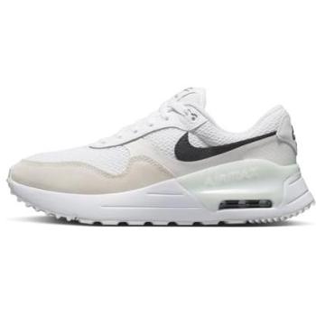 Nike Femme Baskets Nike Air Max System Blanc Lacets Look Streetwear