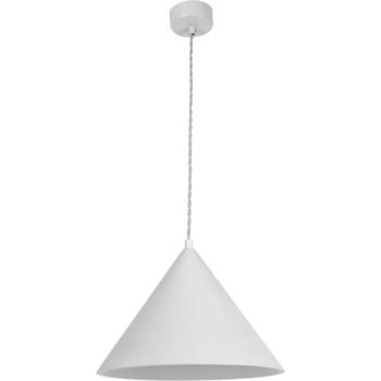 Lámpara de yeso blanca E27