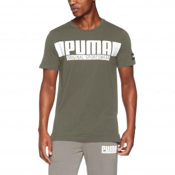 T-shirt graphique Puma Style Athletics pour homme, Gris Castor, FR : L