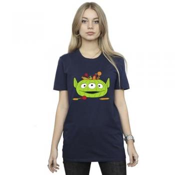 T-shirt Bleu Alien Toy Story avec Panier de Citrouille