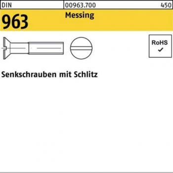 Reyher Senkschraube M4x10 Schlitz
