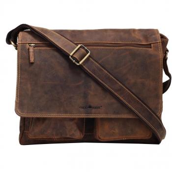 Greenburry 35 cm Brown Vintage Leather Messenger