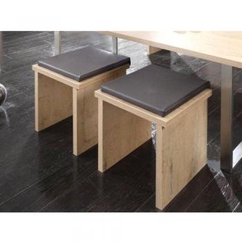 Sitzkissen Lazzaro Dunkelbraun – 40 × 5 cm