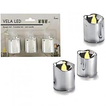LED-Kerzen in Silber für stilvolle Akzente