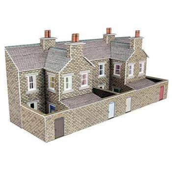 Terraced House Stone Back Panels (Low Relief) – PN177, N Scale